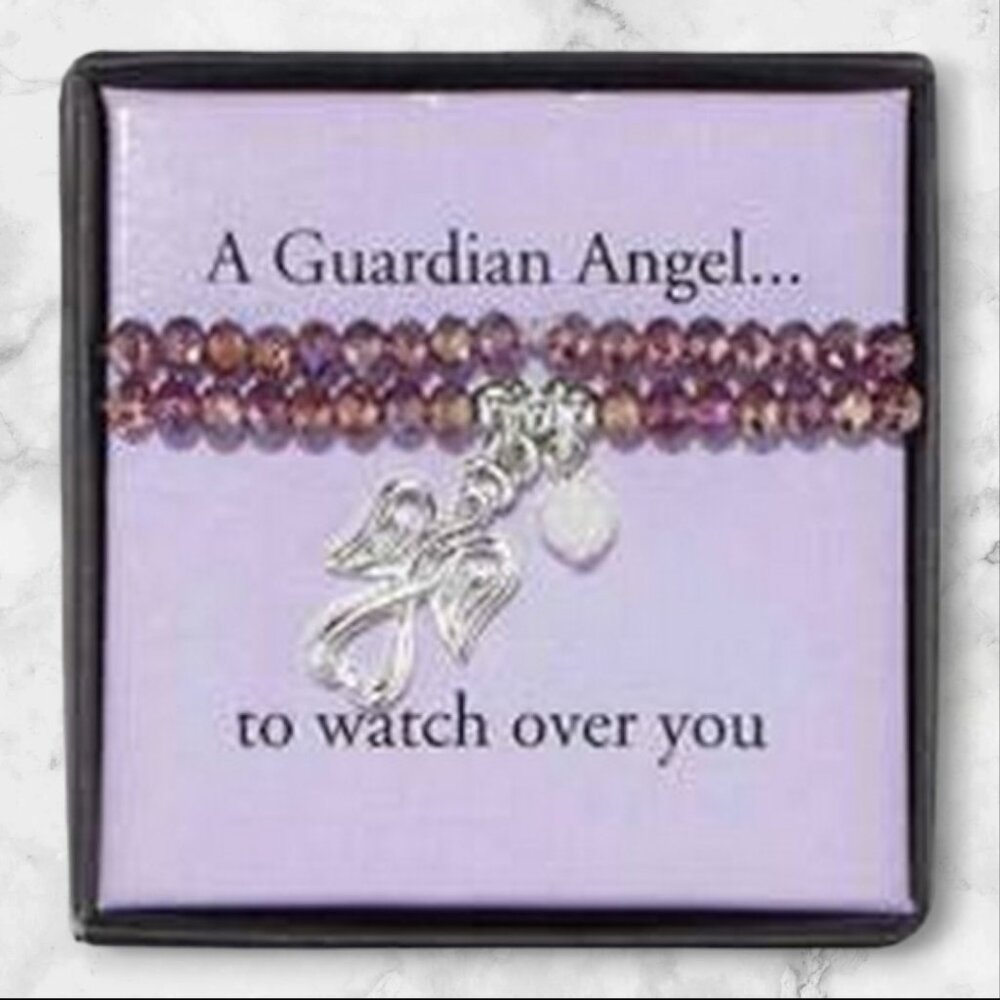 📦Avon Spring Wishes Bracelet - 2017 Amethyst Angel